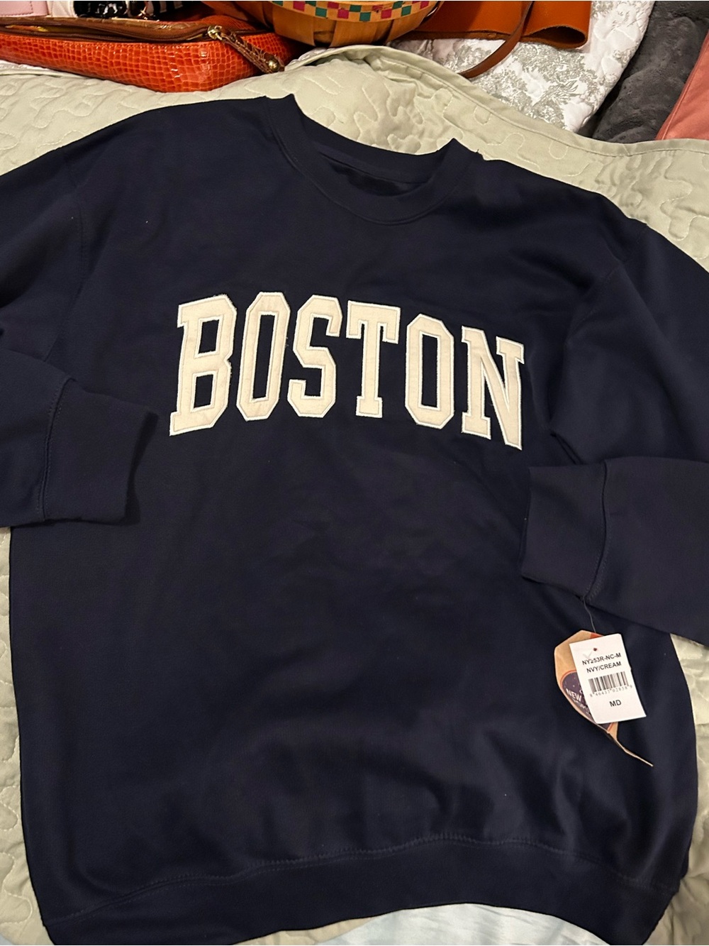 NWT New York Popular Boston Sweatshirt